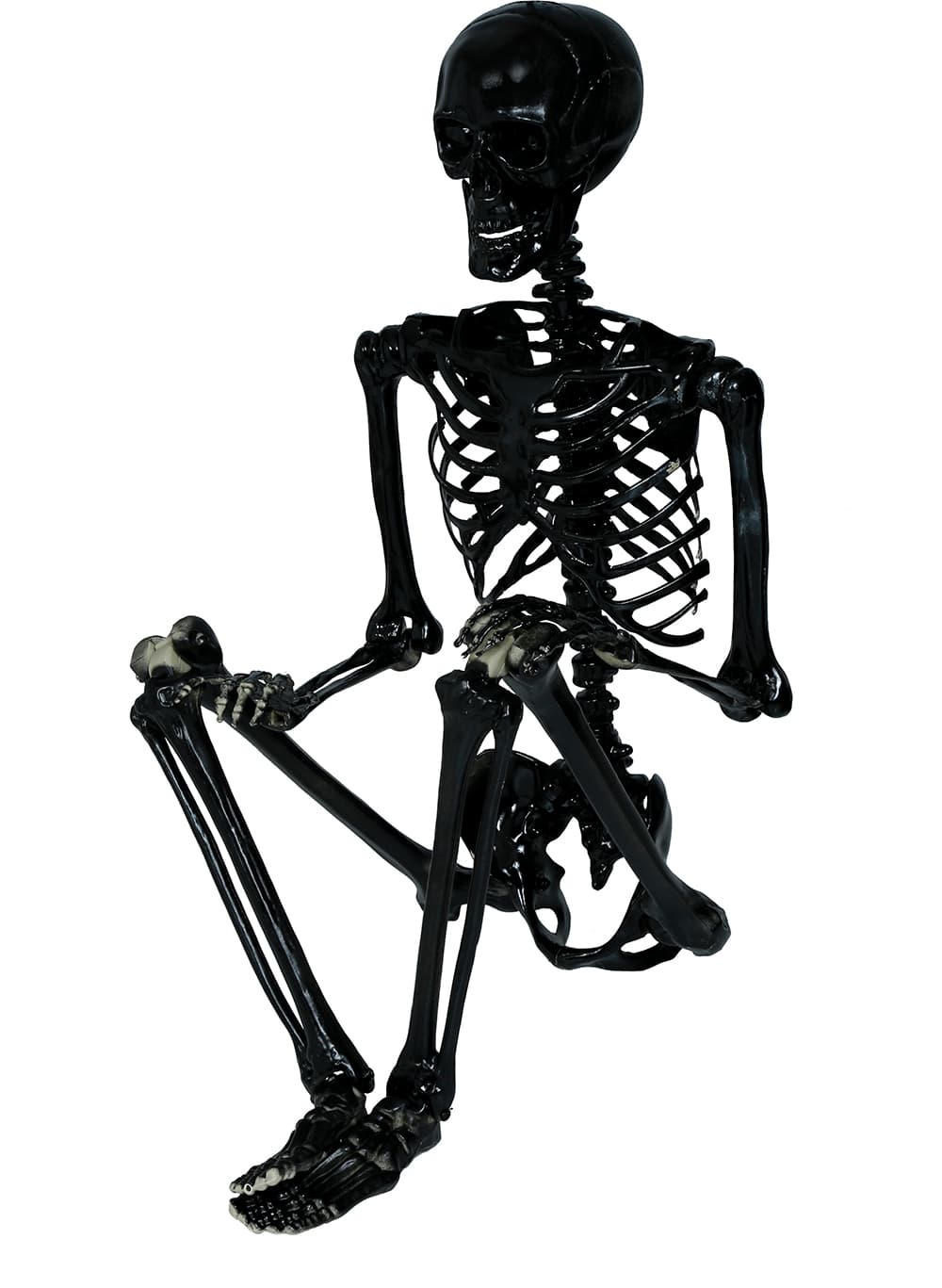 Sort skelet, 90 cm