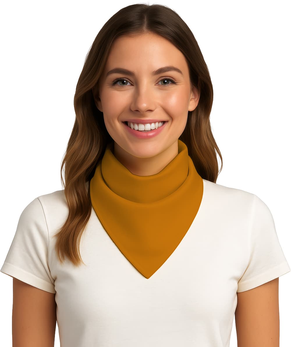 Orange bandana til voksne