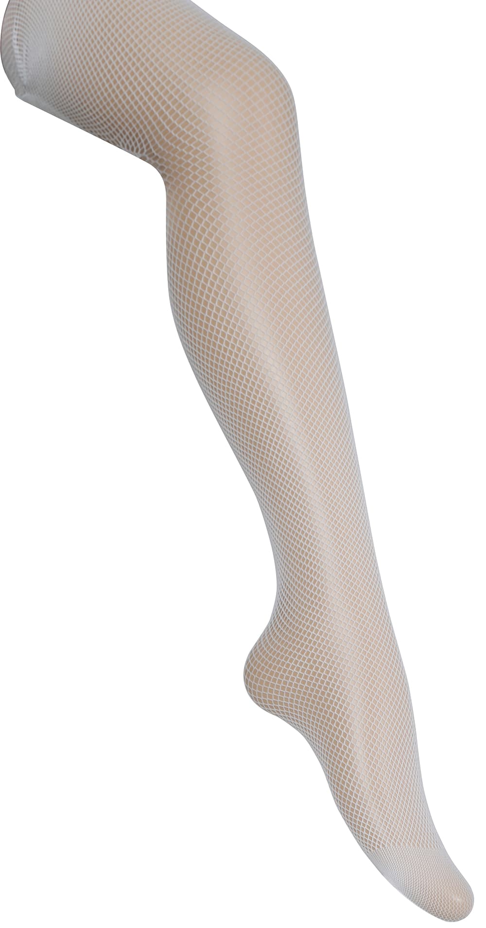 Hvide netstrømper til voksne