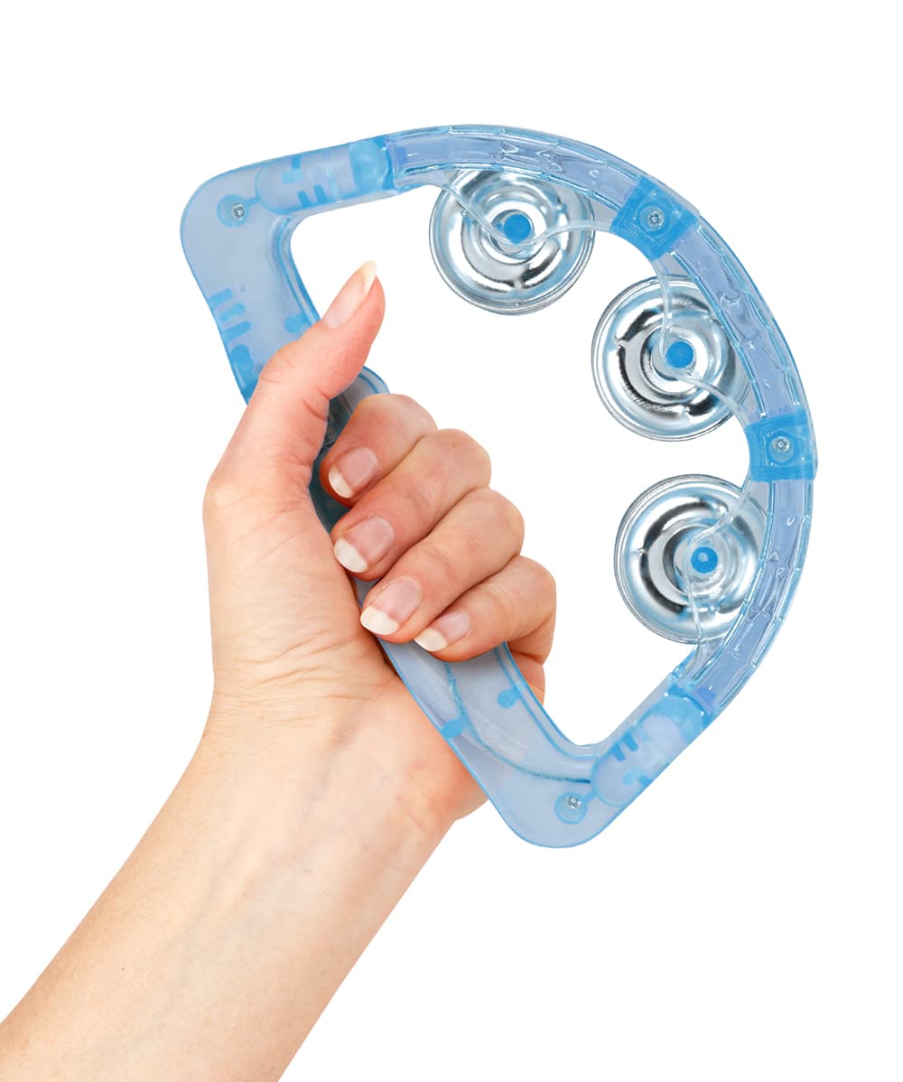 Assorteret tamburin med lys, 16 × 15 cm