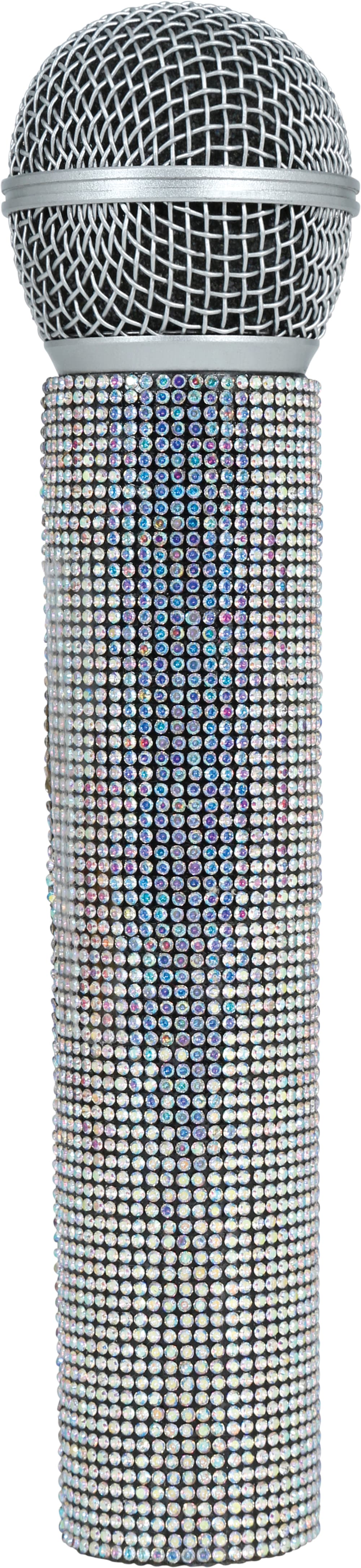 Mikrofon med glimmer 21 cm