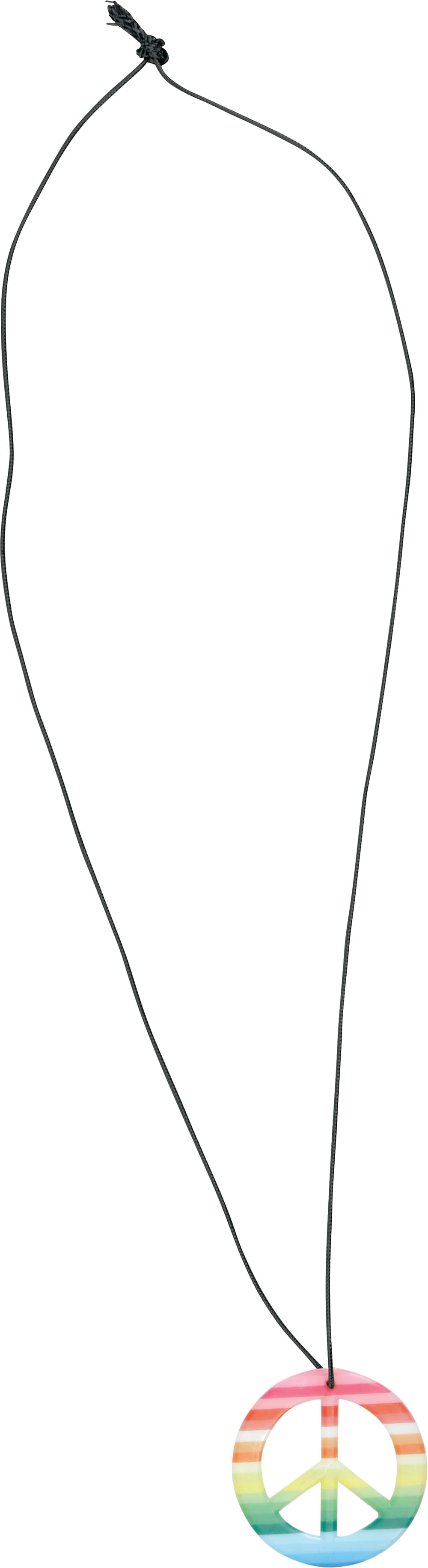 Flerfarvet hippievedhæng, 6 cm