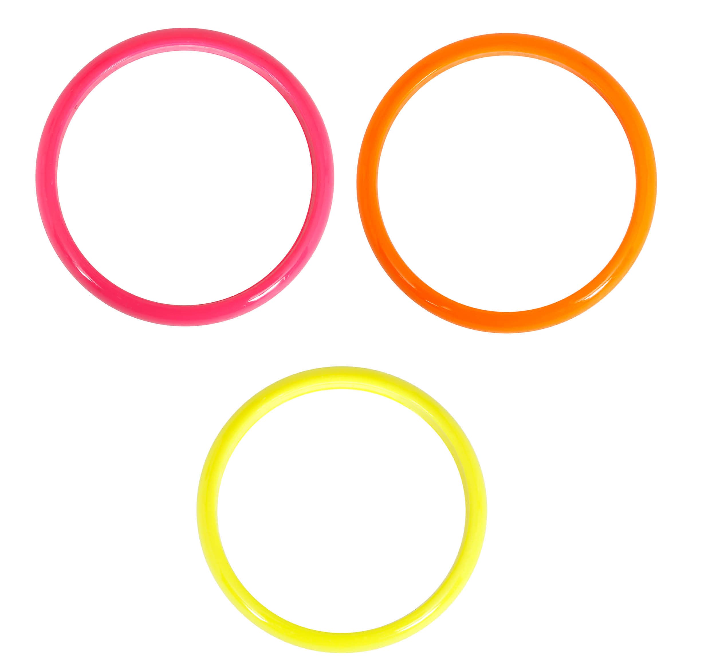 Pose med 4 assorterede armbånd, 7,5 cm