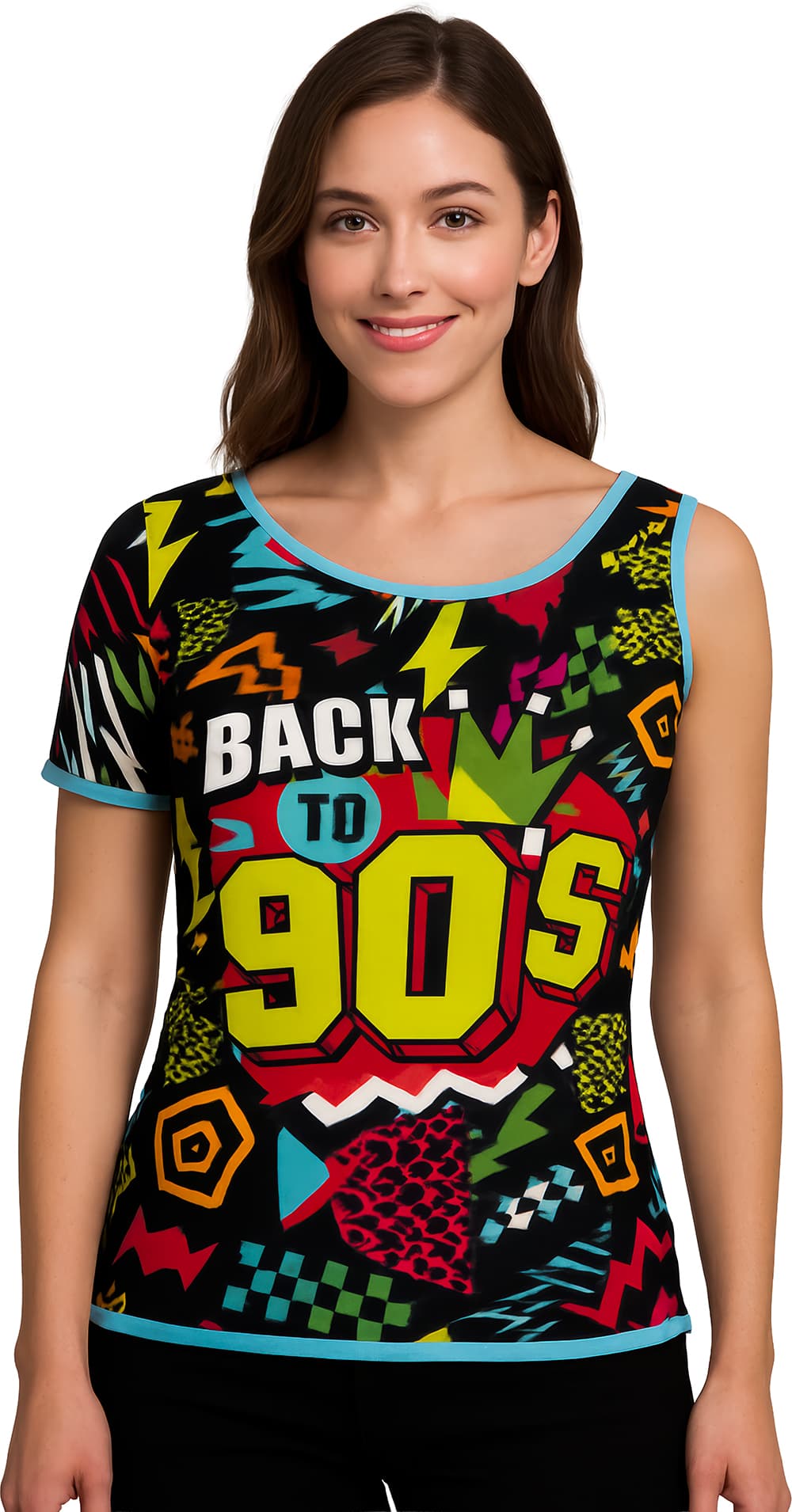 90'er-T-shirt til damer