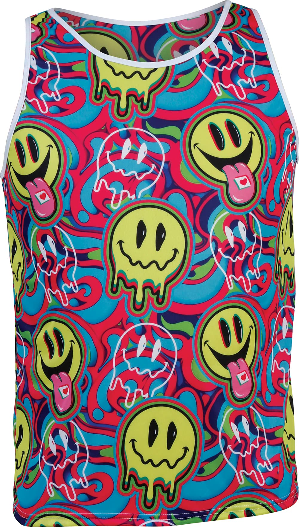 Psykedelisk acid-T-shirt til herrer