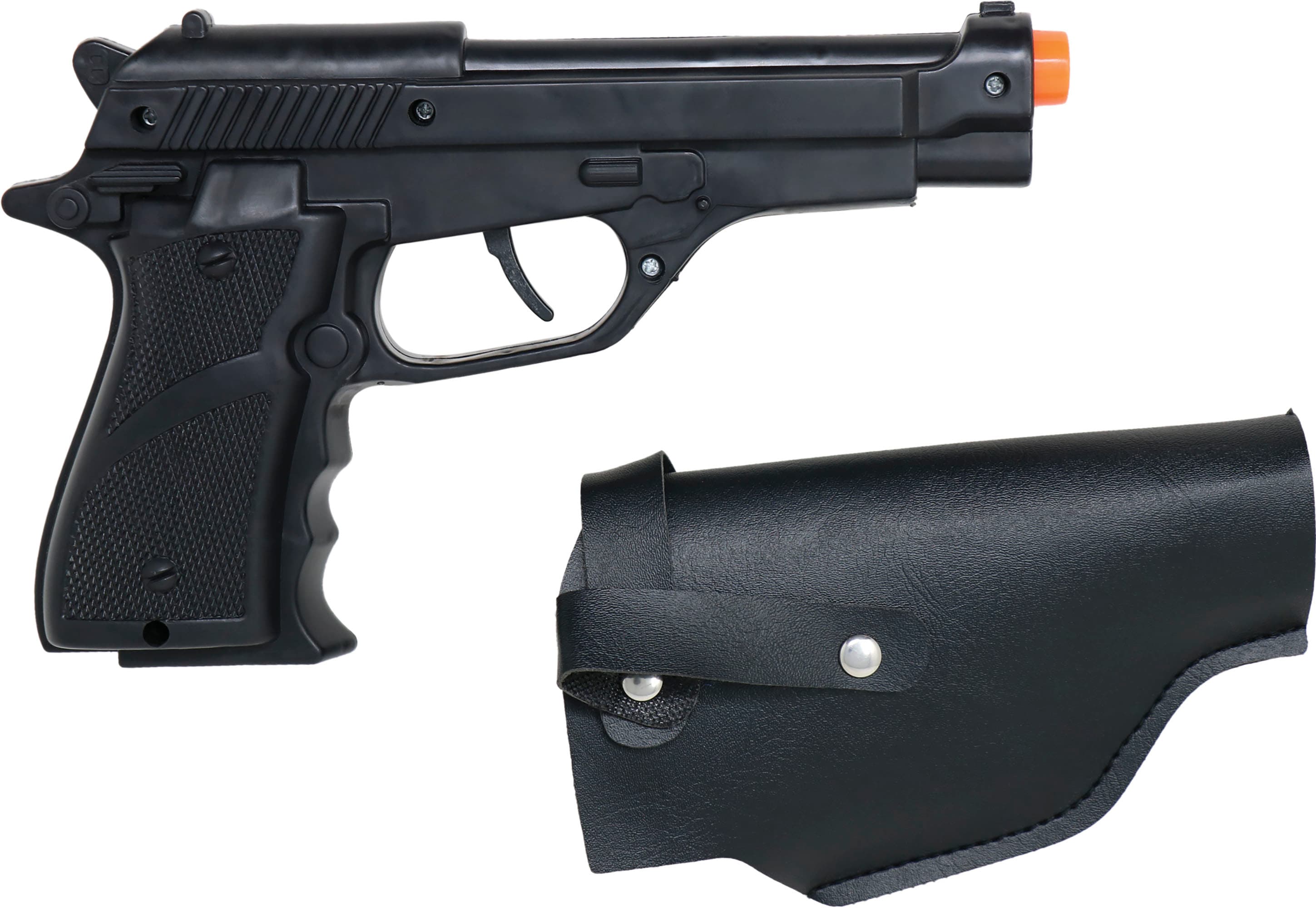 Pistol med hylster