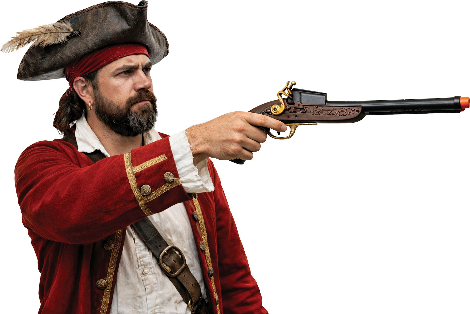Muskedonnerpistol med lyd, 45 cm