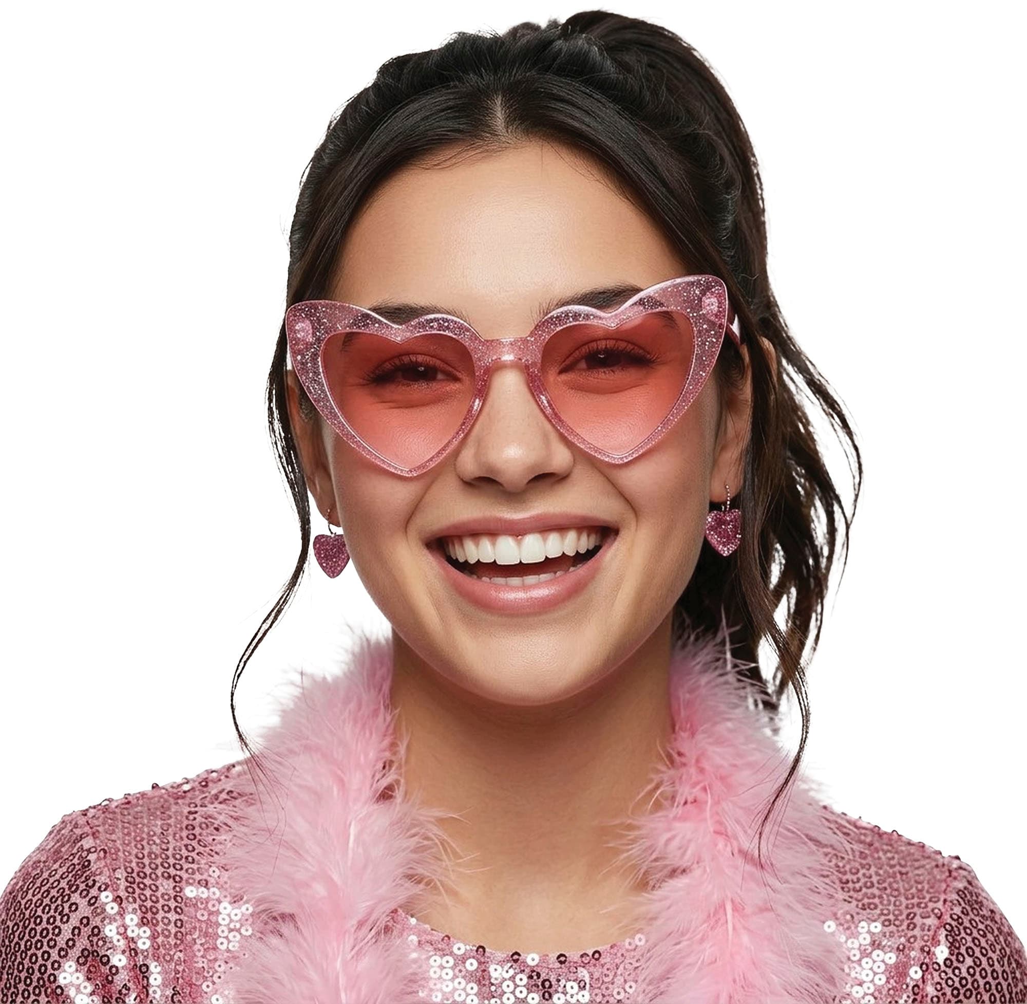 Hjertebriller, pink, model 27685