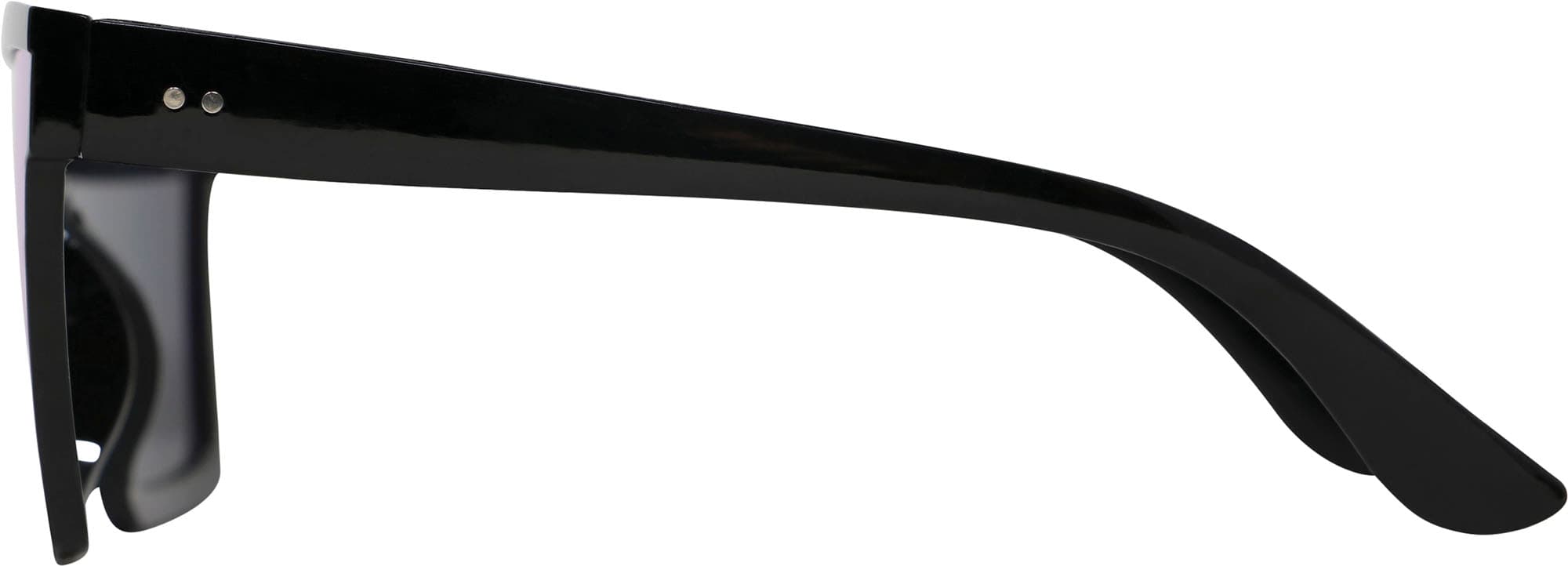 Sportssolbriller med spejlglas, 6,5 × 15 cm