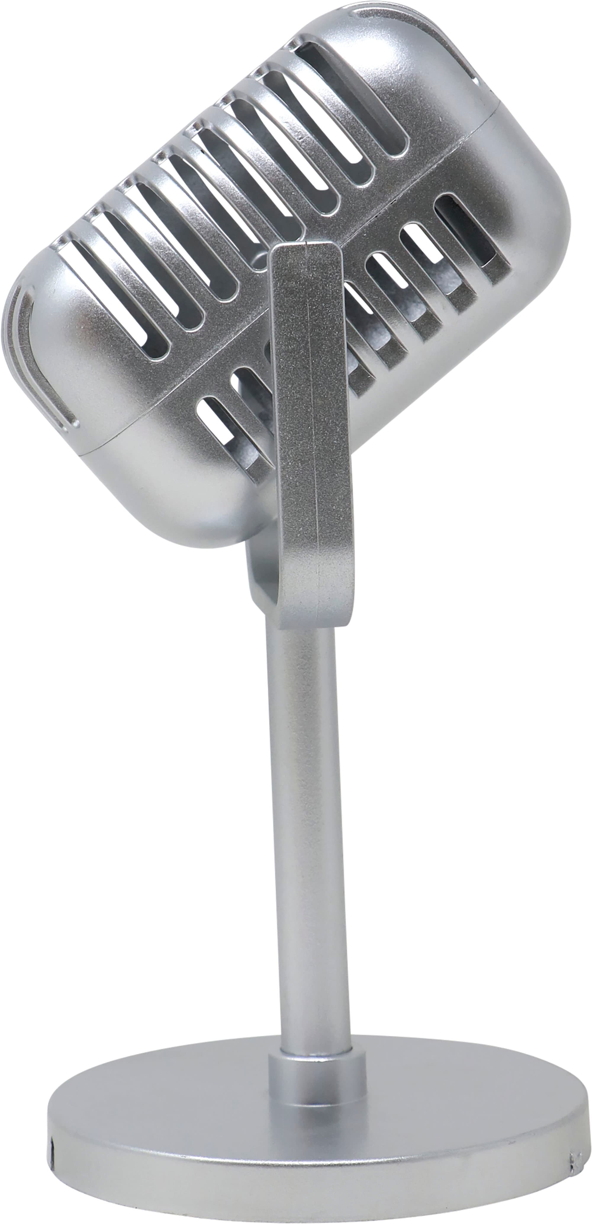 Retromikrofon i PVC, 16 cm
