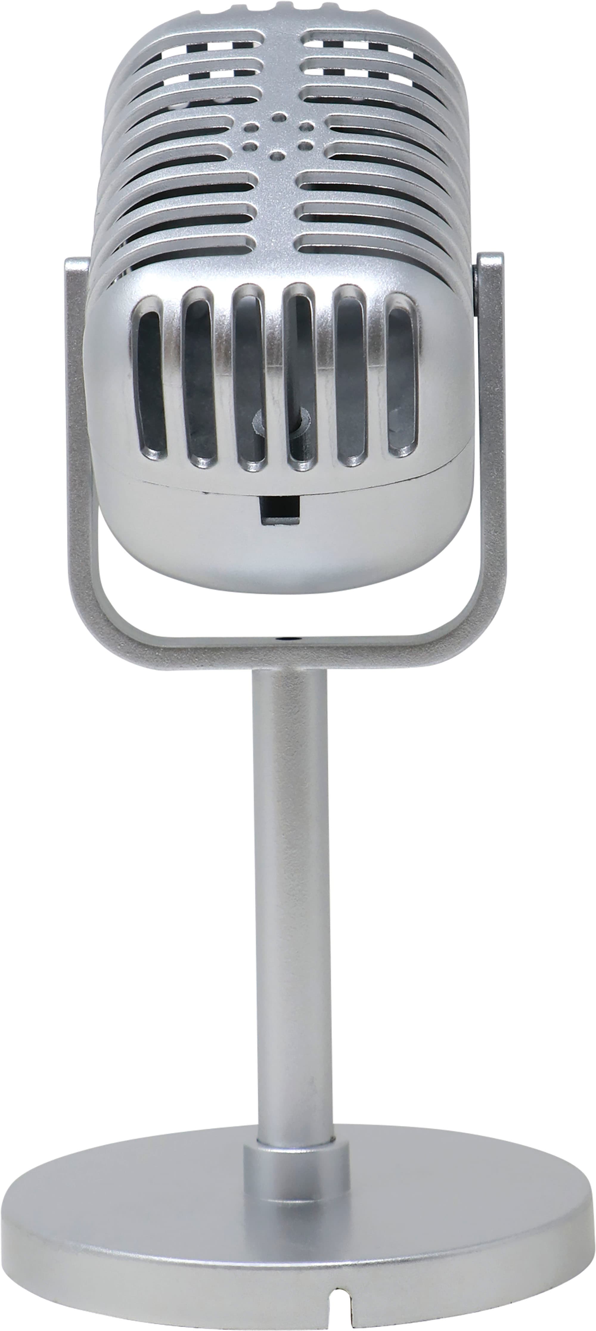 Retromikrofon i PVC, 16 cm