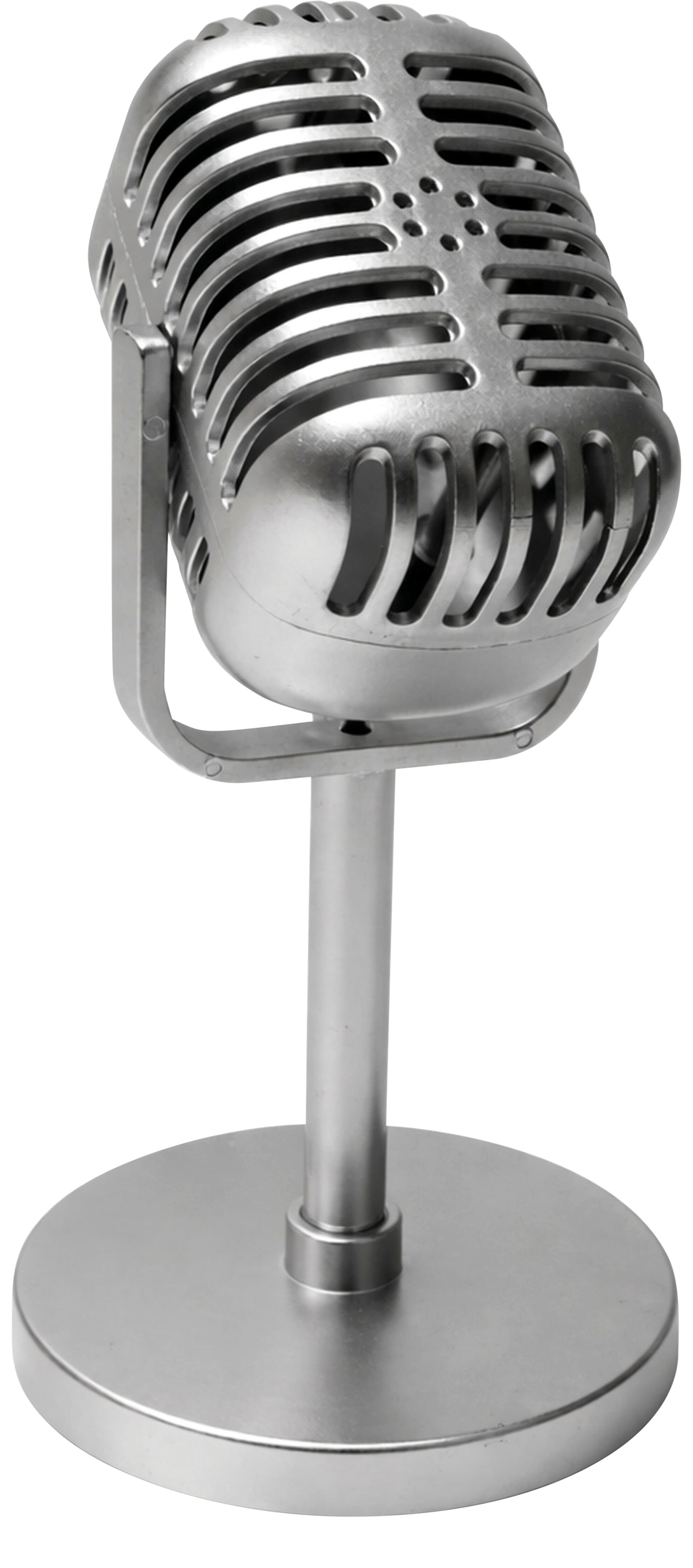 Retromikrofon i PVC, 16 cm