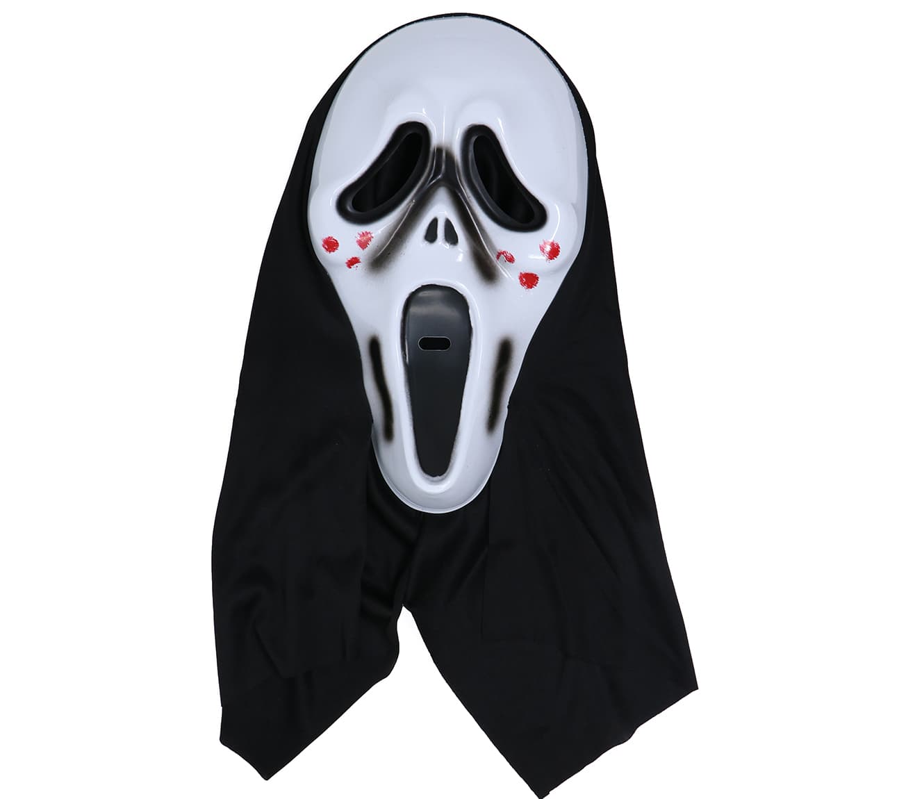 Mordermaske med hætte, PVC