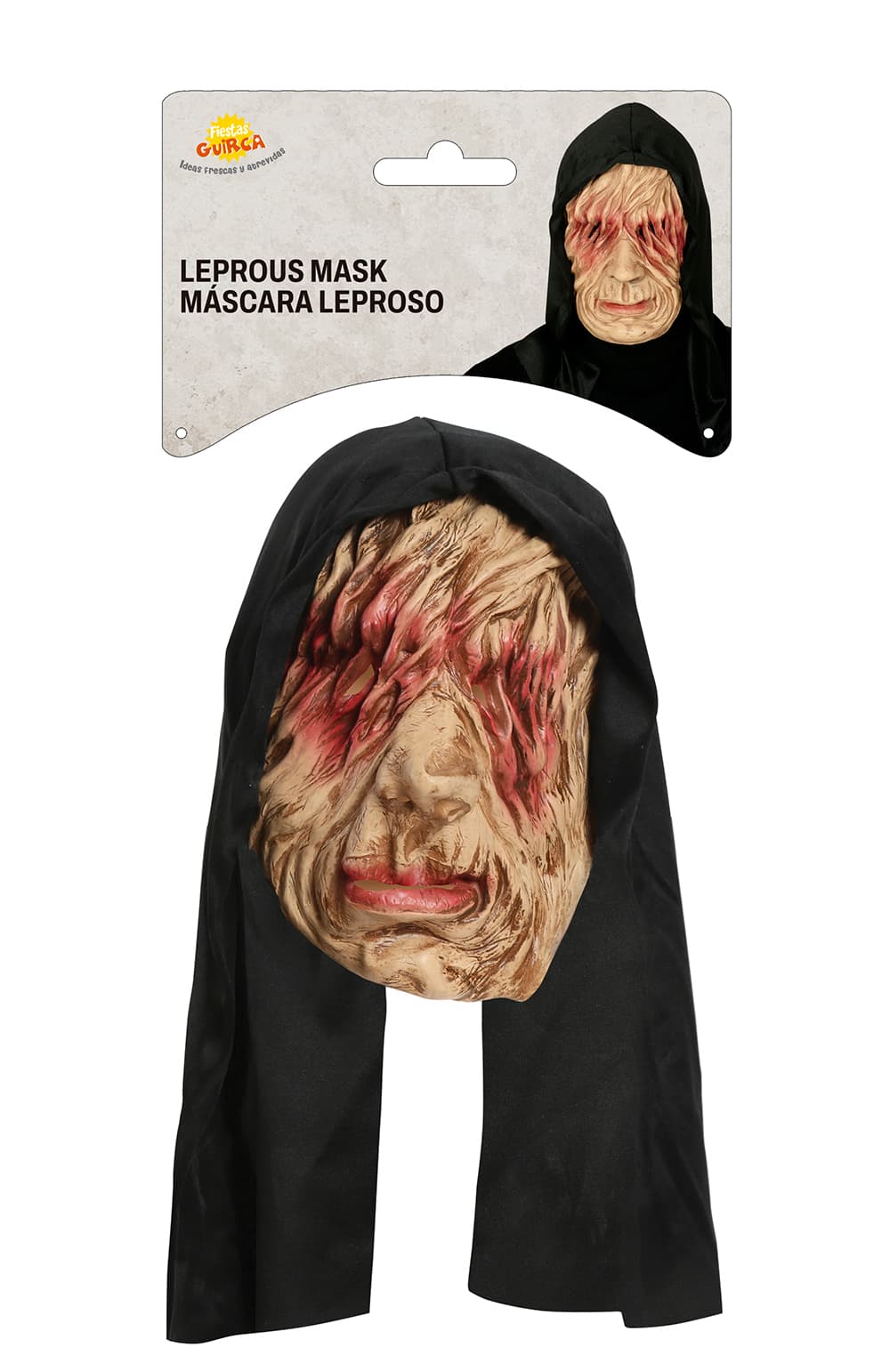 Spedalsk maske med hætte, vinyl