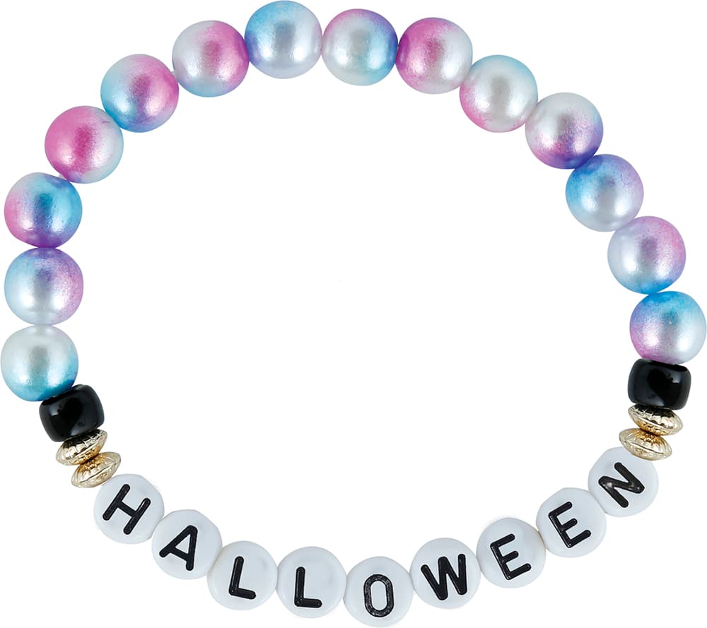Sæt med 3 lilla halloween-armbånd