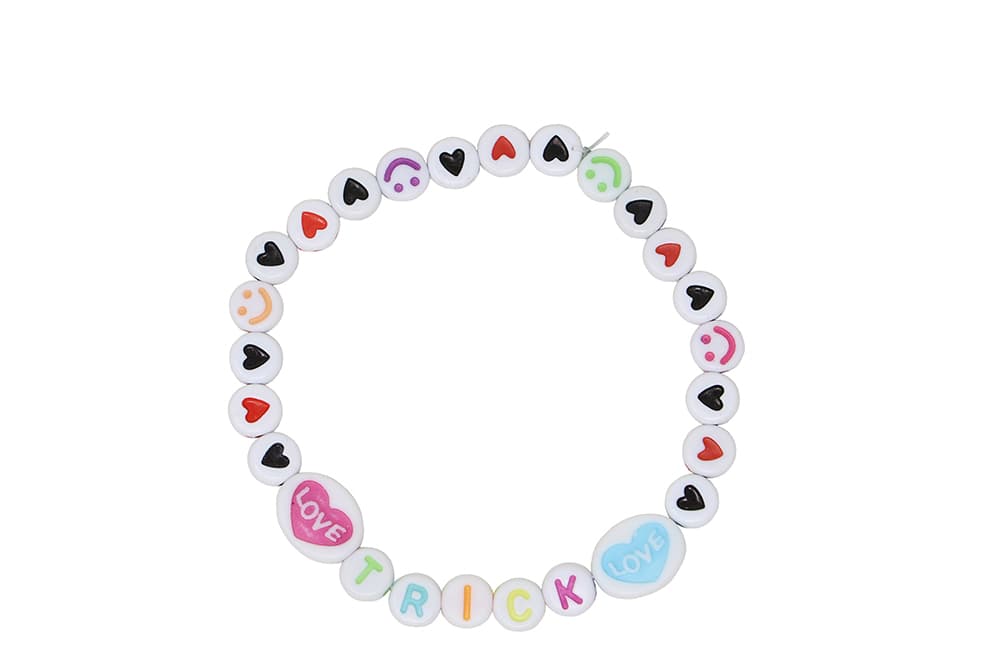 Kranieæske med 270 dele til halloweenarmbånd, gør-det-selv