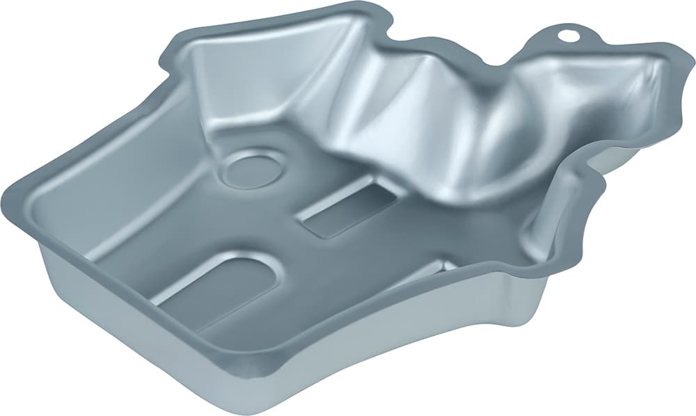 Husform i aluminiumslegering, 27 × 21 cm
