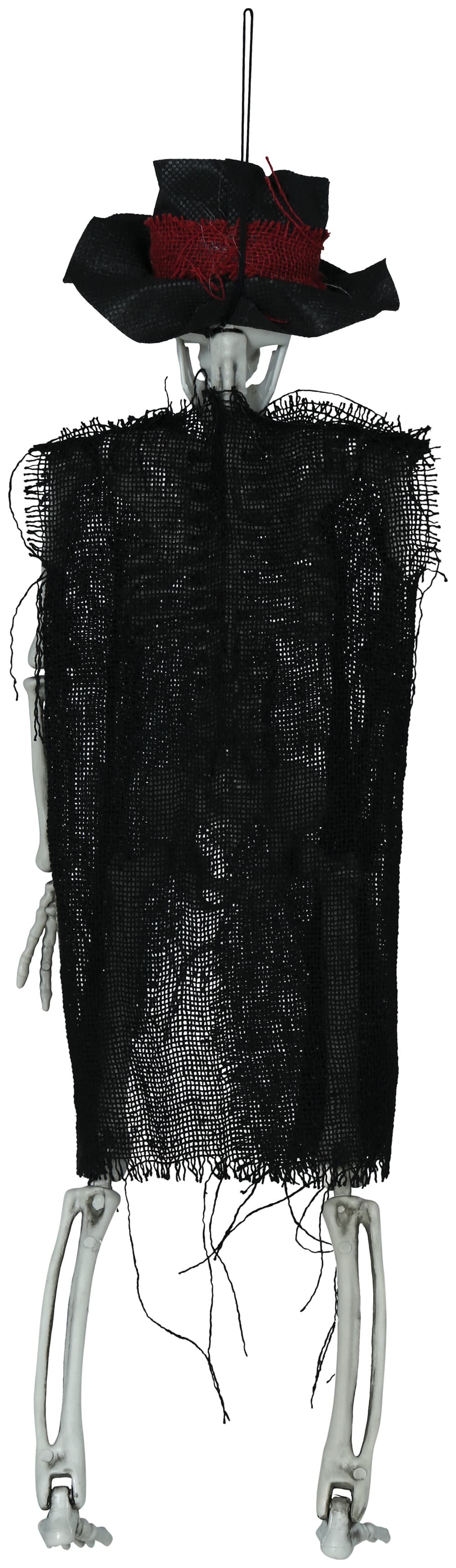 Hængende skelet med hat, 47 cm