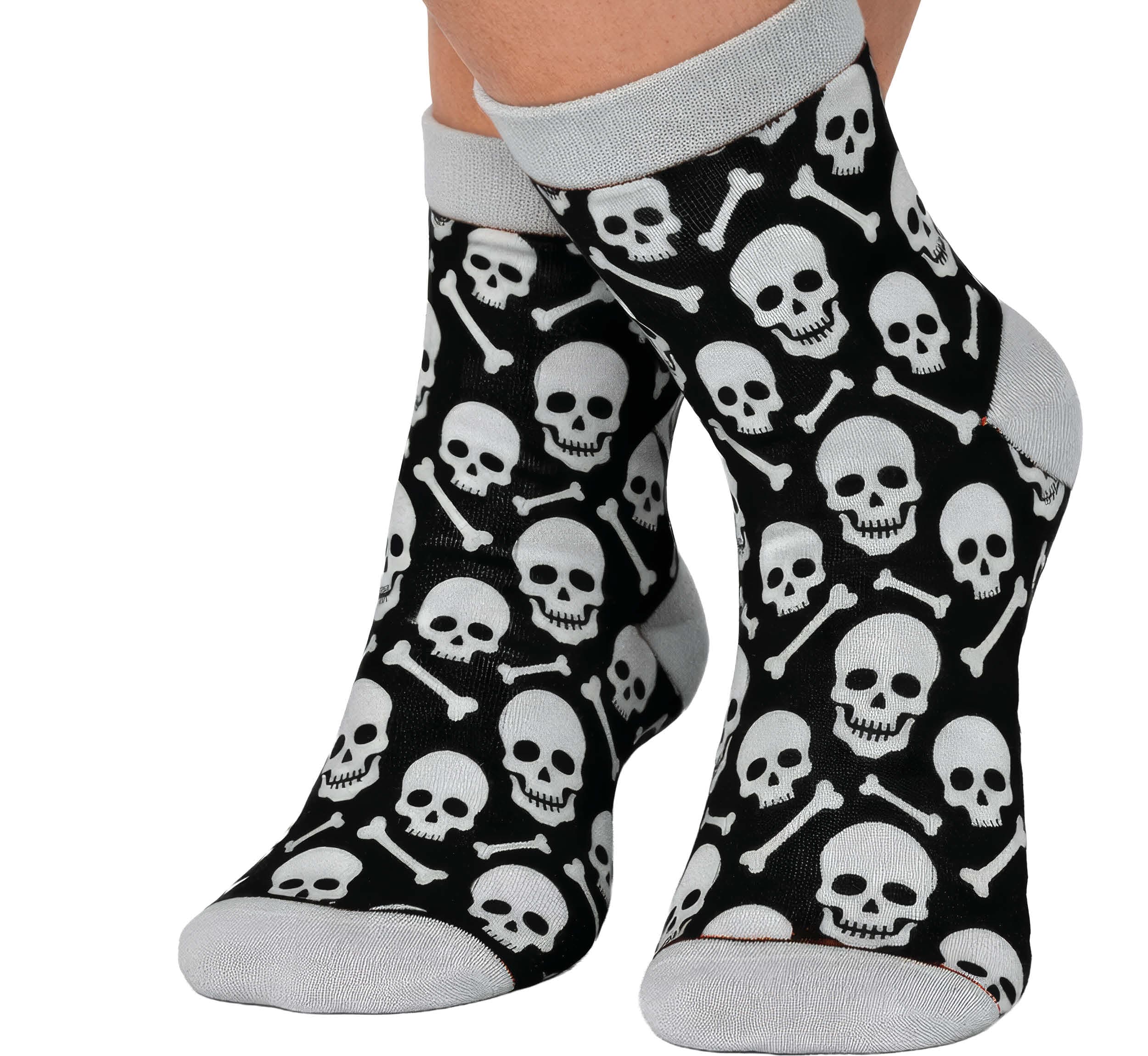 Halloweensokker, kranie, model 29375