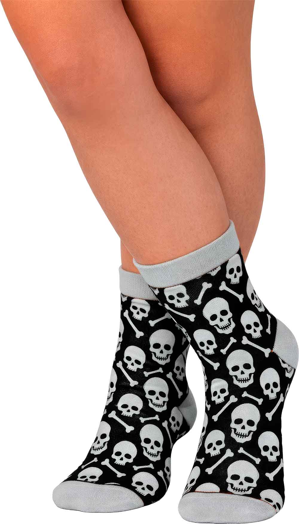 Halloweensokker, kranie, model 29375