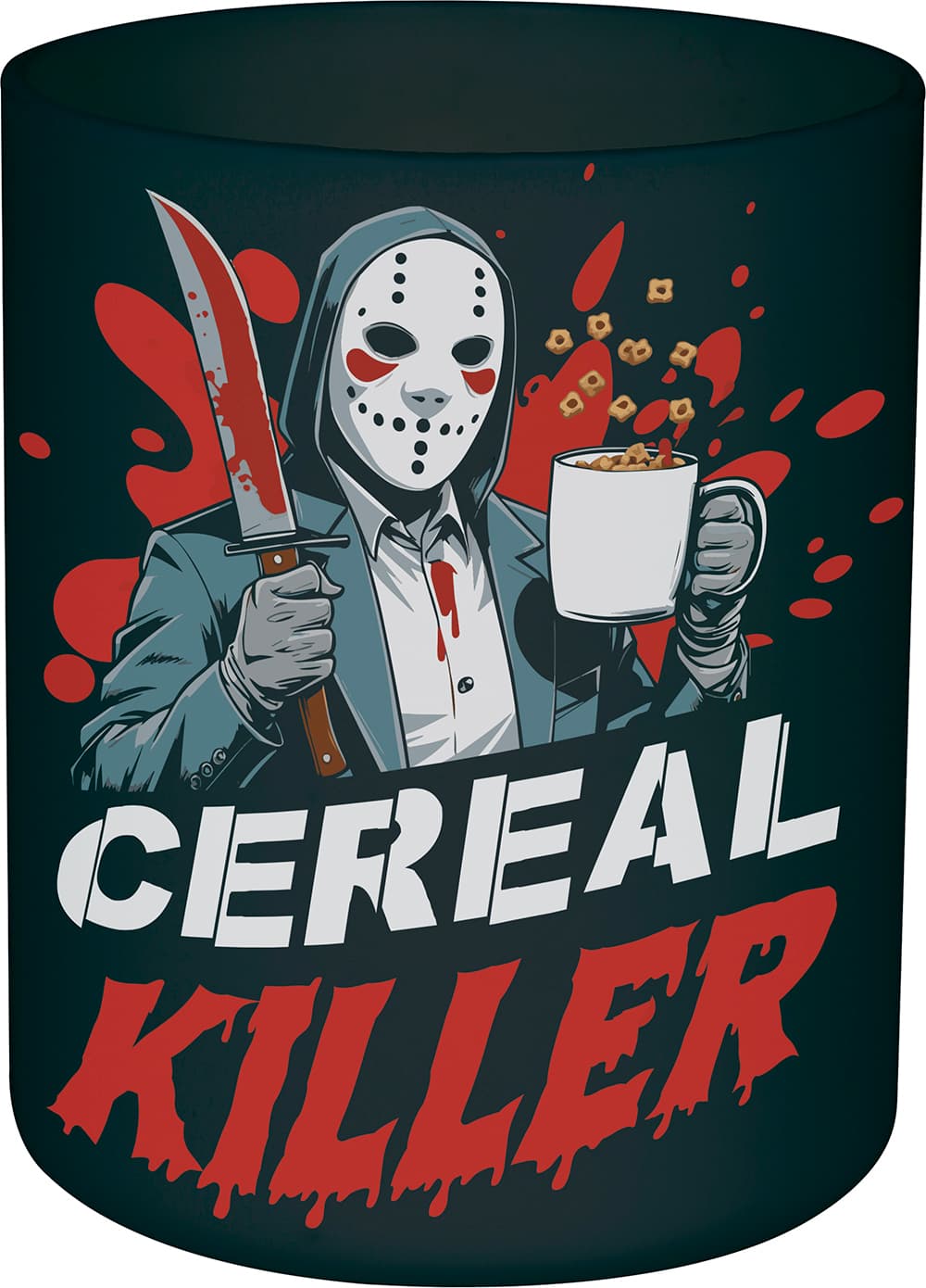 Krus "Cereal Killer", PVC, 10 cm