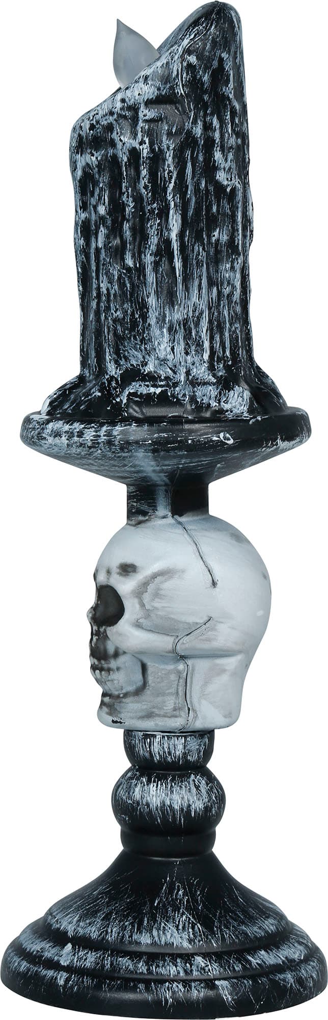 Kraniekandelaber med lys, PVC, 26 cm
