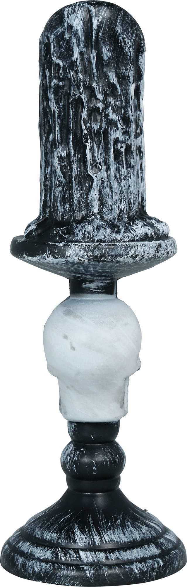 Kraniekandelaber med lys, PVC, 26 cm