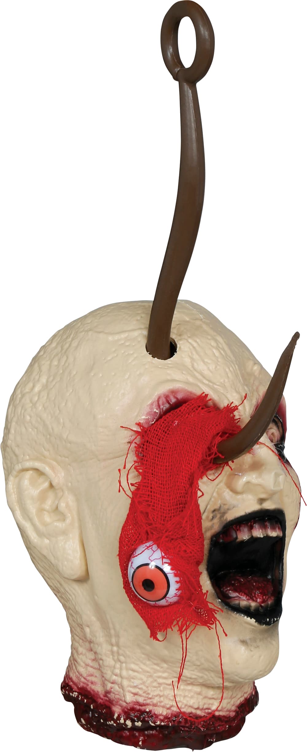 Hængende hoved med krog, PVC, 38 cm