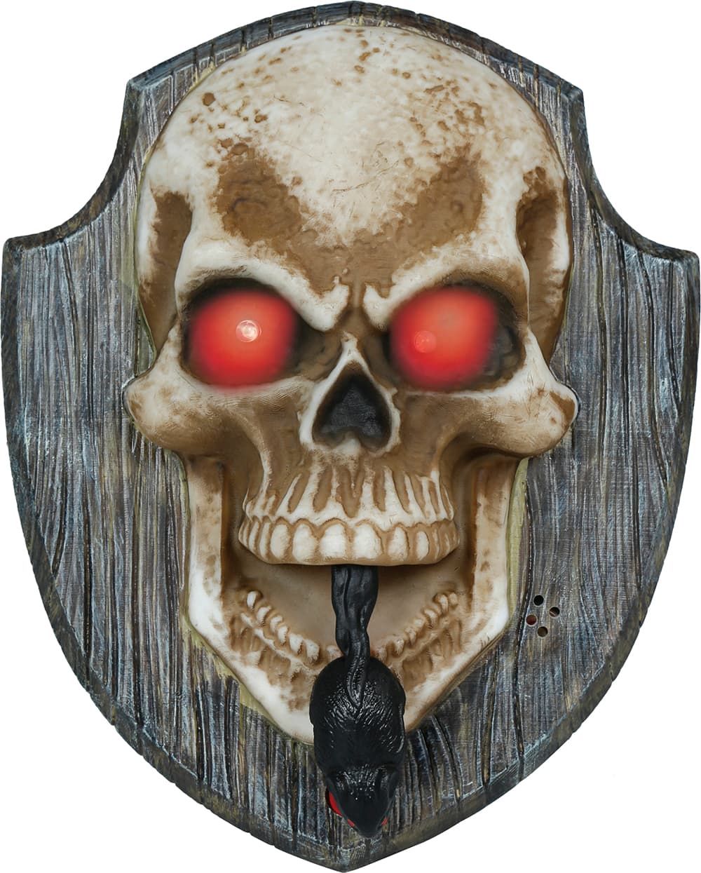 Kraniedørklokke med lys, lyd og bevægelse, 19 × 15 cm