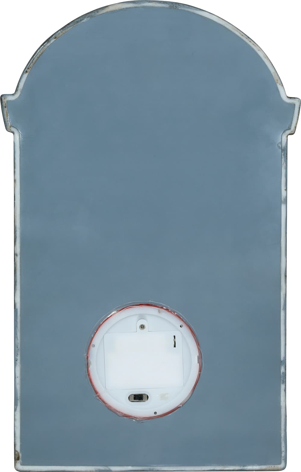 Gravsten med skeletter, lys, lyd og bevægelse, 31 × 18 cm