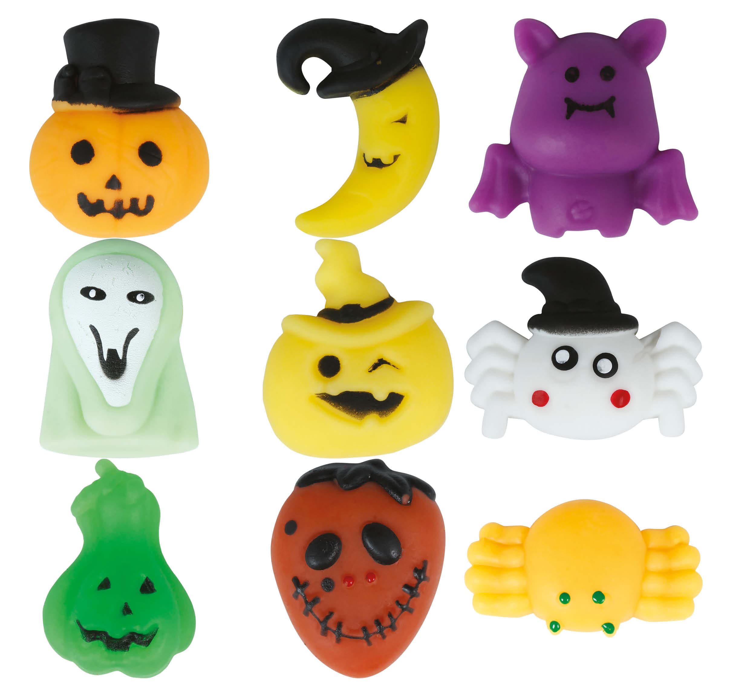 Assorteret halloween-klemmefigur, 3 cm