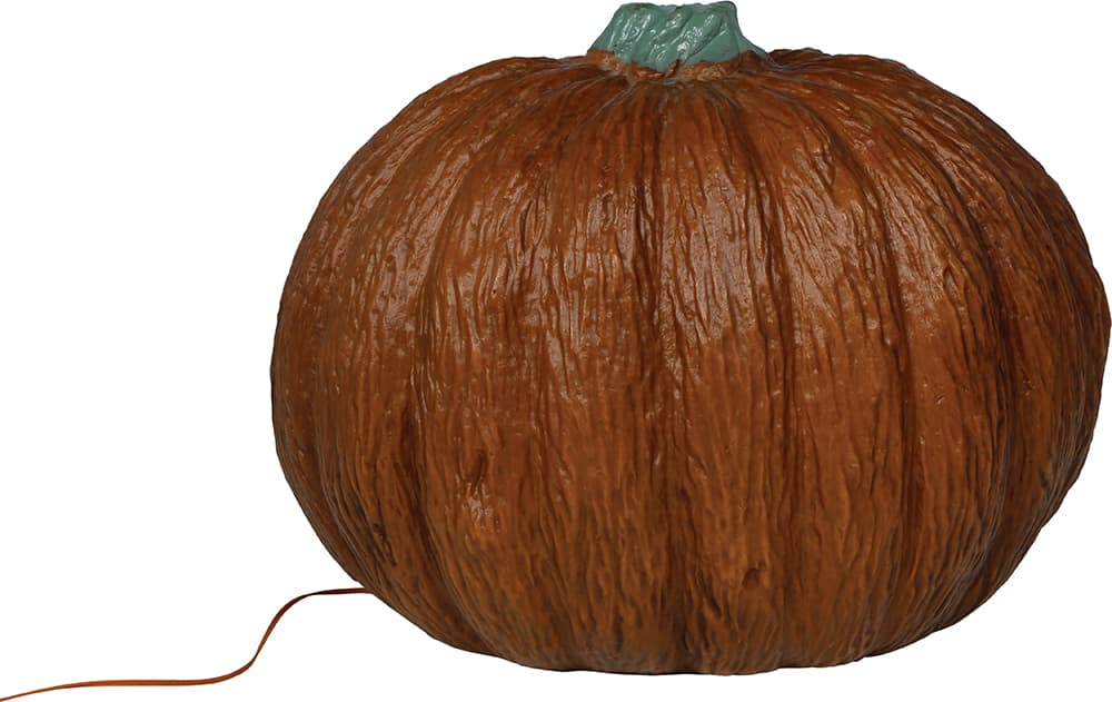 Skrækgræskar med kraftigt lys, PVC, 26 cm