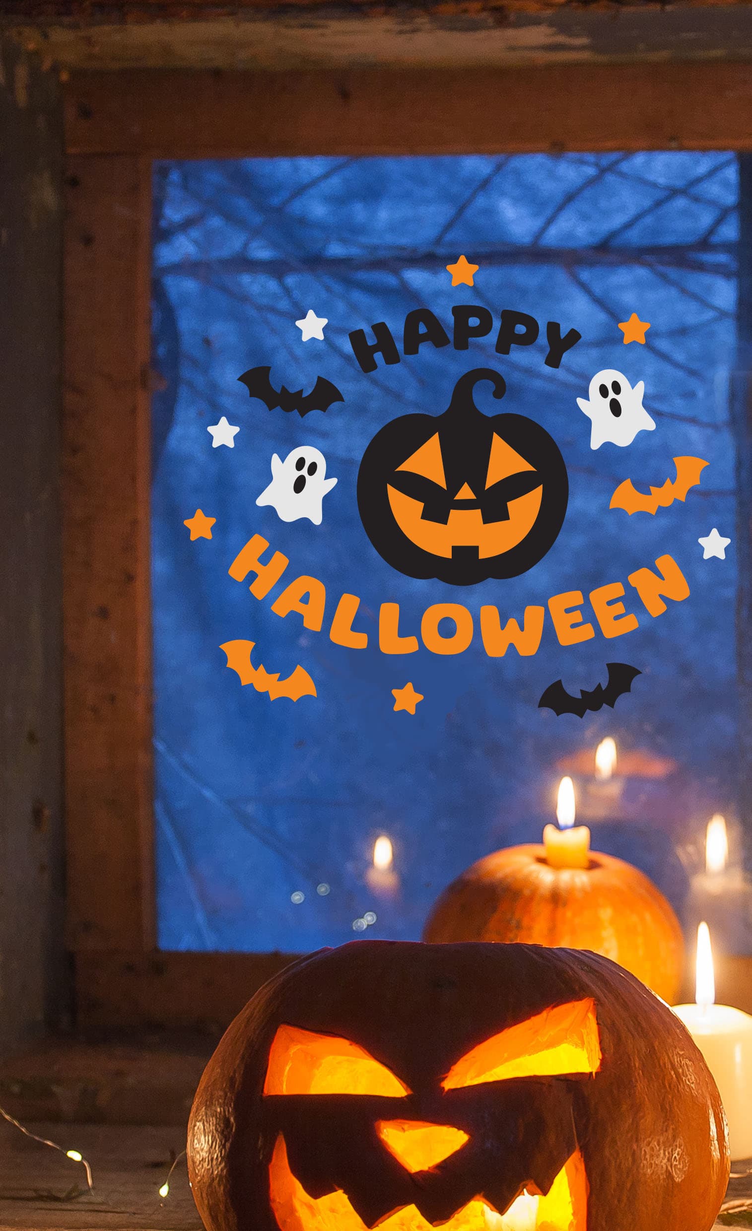 Geldekoration "Happy Halloween", 40 × 50 cm