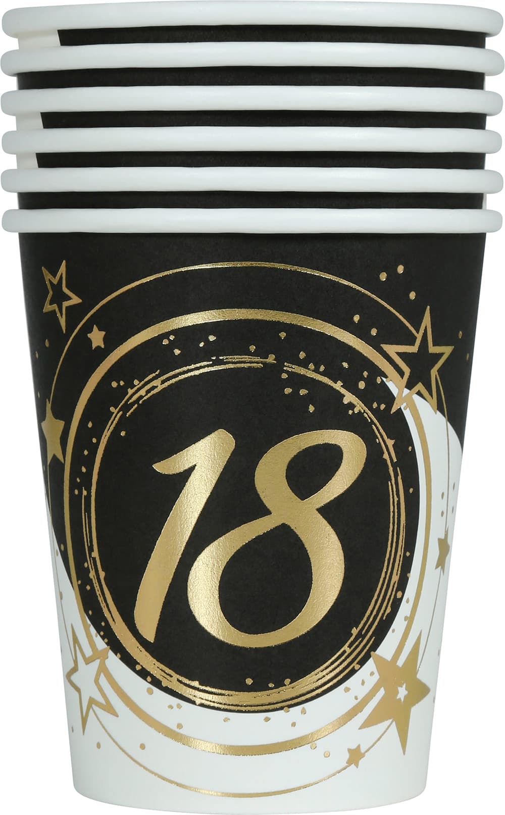 Pose med 6 bægre 18 år, 240 ml, 9 cm