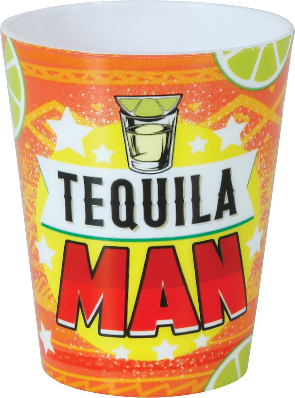 3 Tequila Man-shotglas, 5 × 6 cm