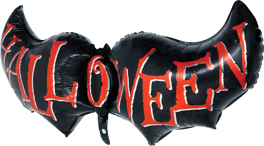 Flagermusballon til halloween, 100 cm