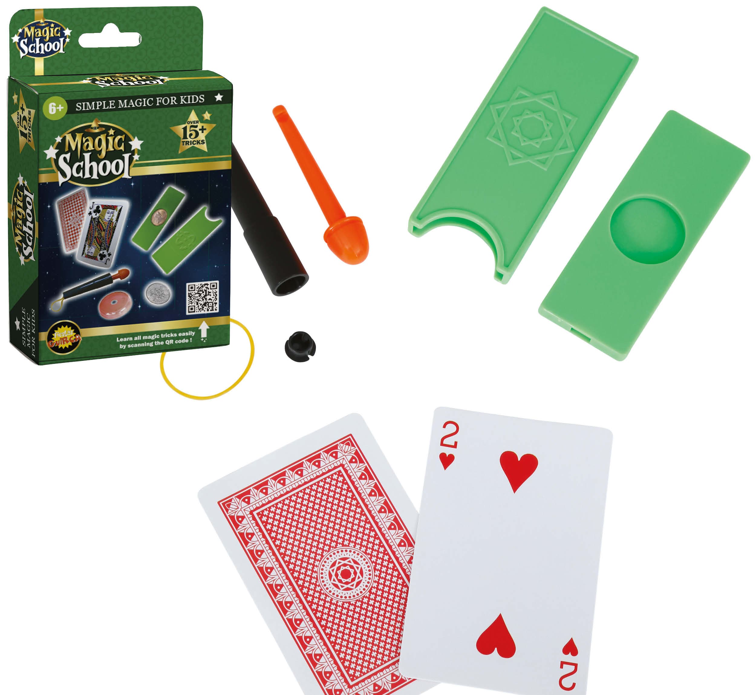 12 pakker med trylletricks til børn, ca. 33,6 cm