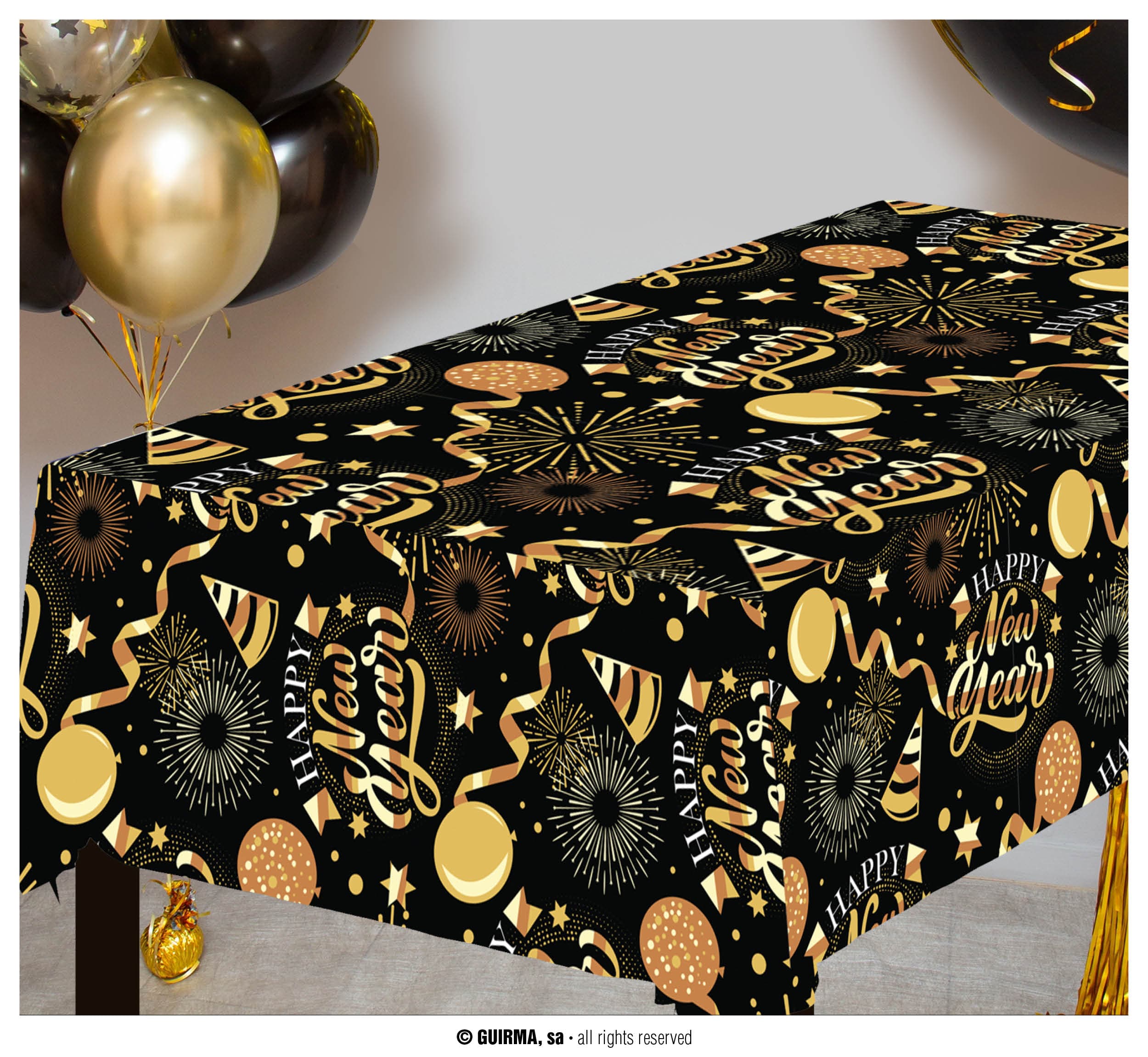 Dug "Happy New Year", 137 × 274 cm