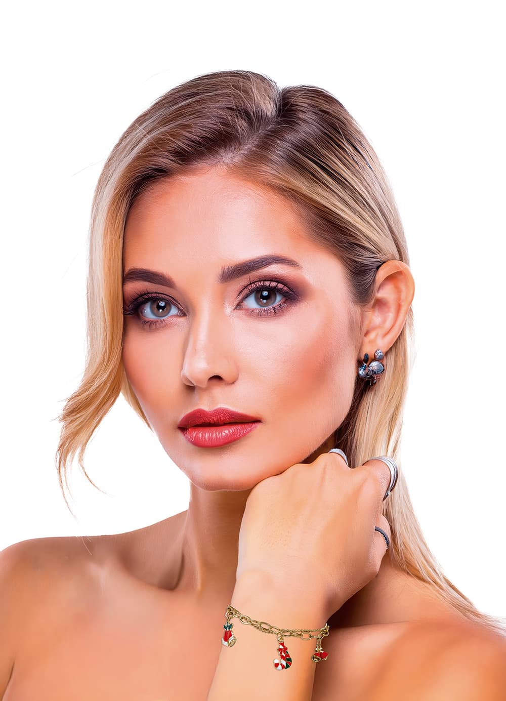 Metalarmbånd med figur, model 40018