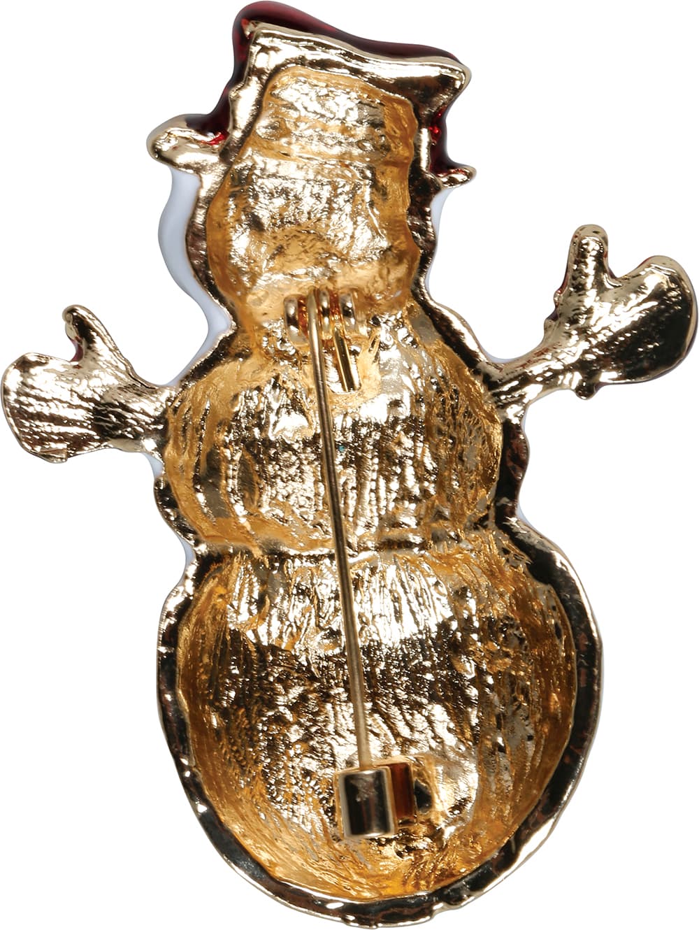 Snemandsbroche, metal, 5,5 cm