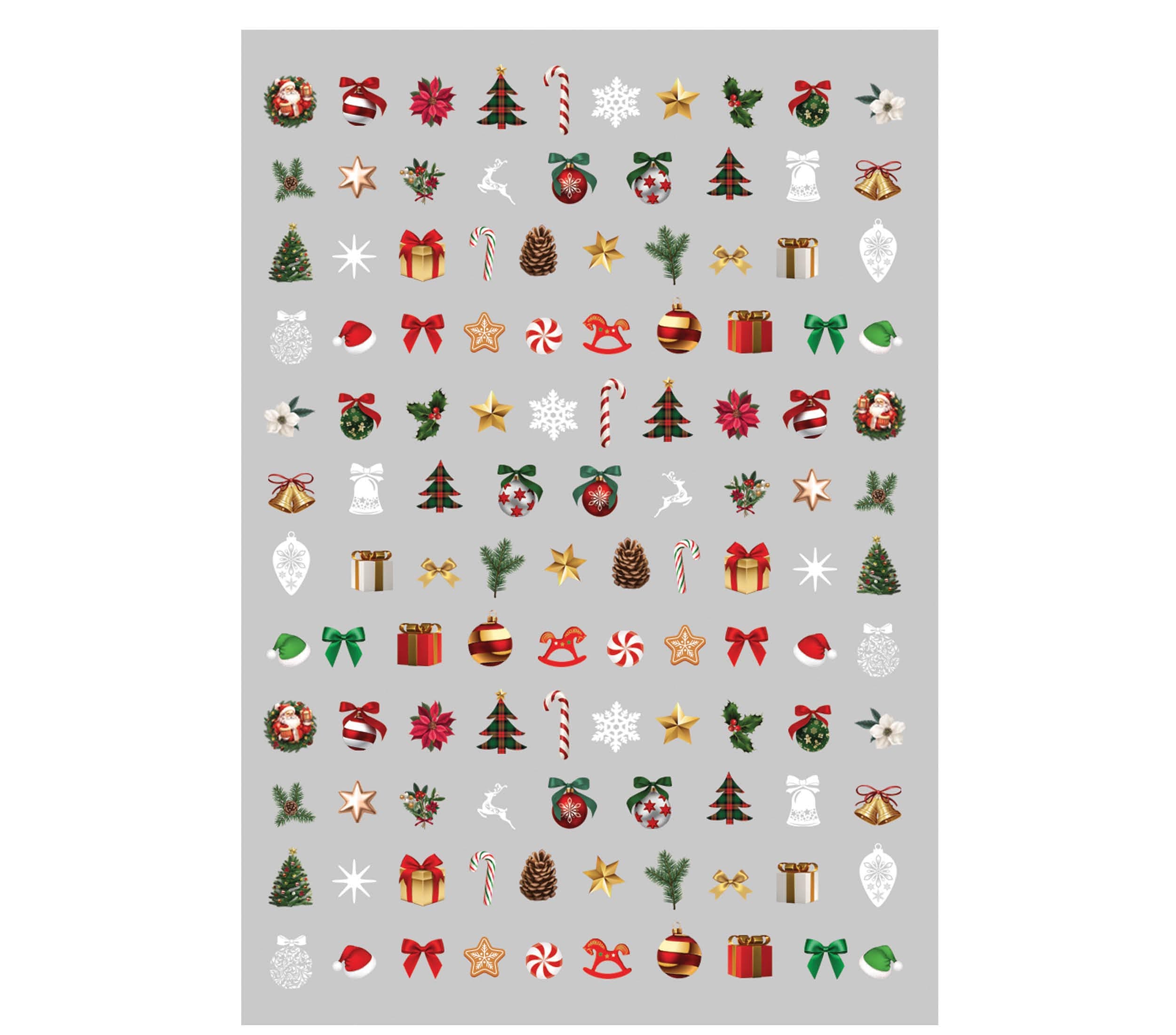 Neglestickers, jul, 10 × 7 cm, model 41285