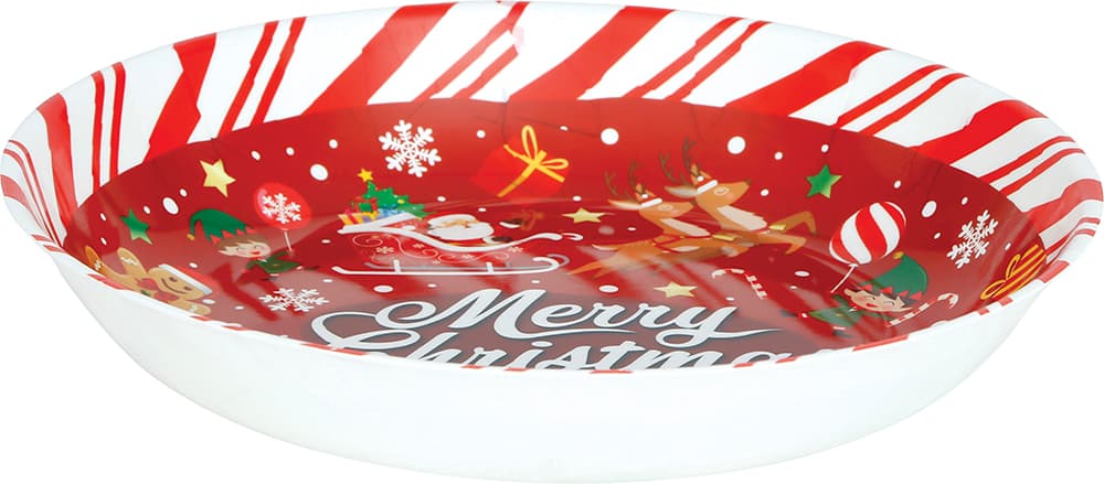 Juleskål "Merry Christmas", 32 cm, PVC