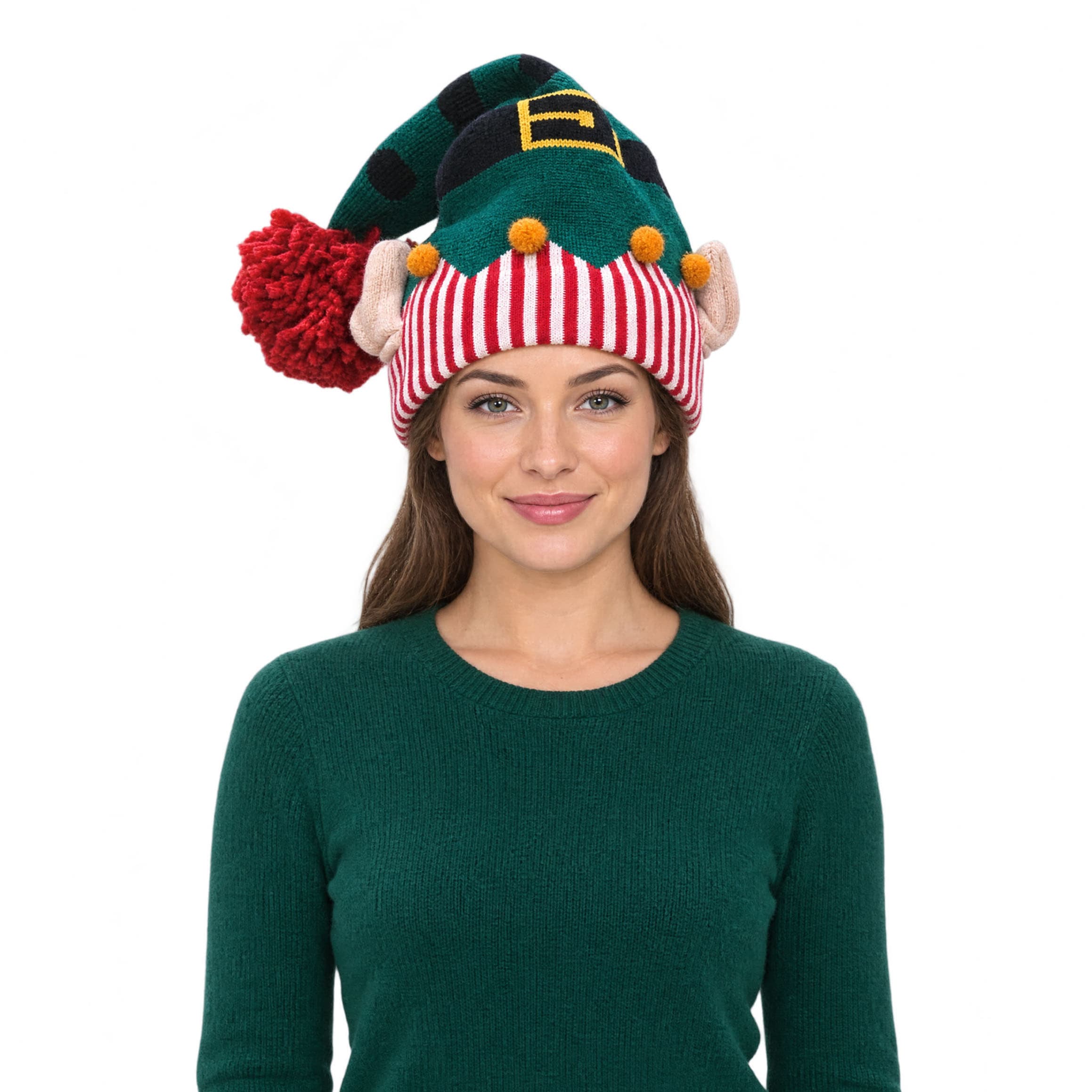 Nissehue med pompon