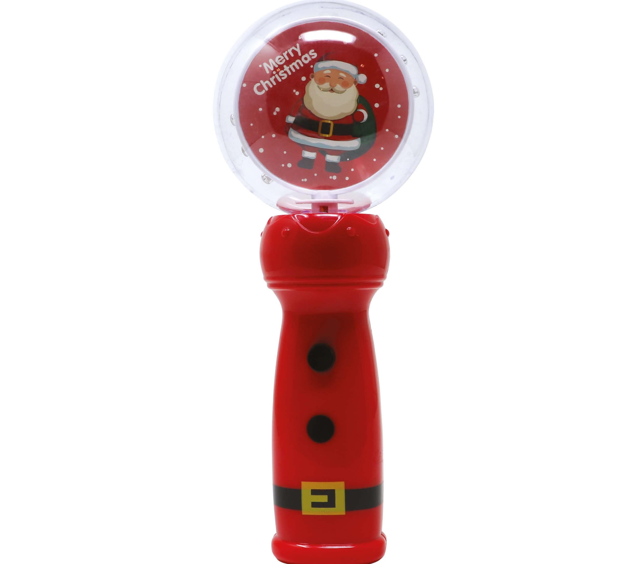 Julemands-tryllestav med kugle og LED 21 cm
