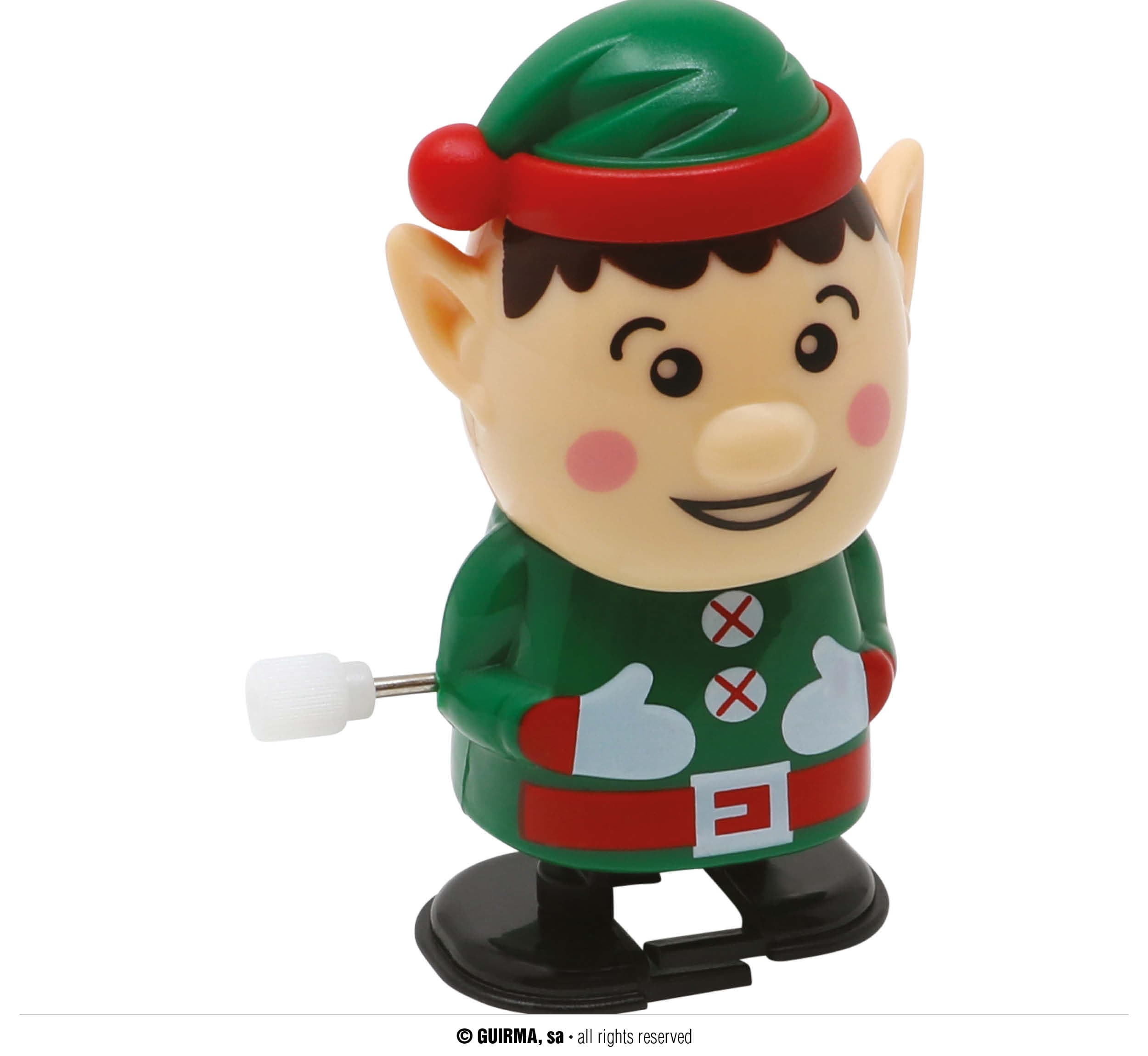 Gående julefigur, 7 cm