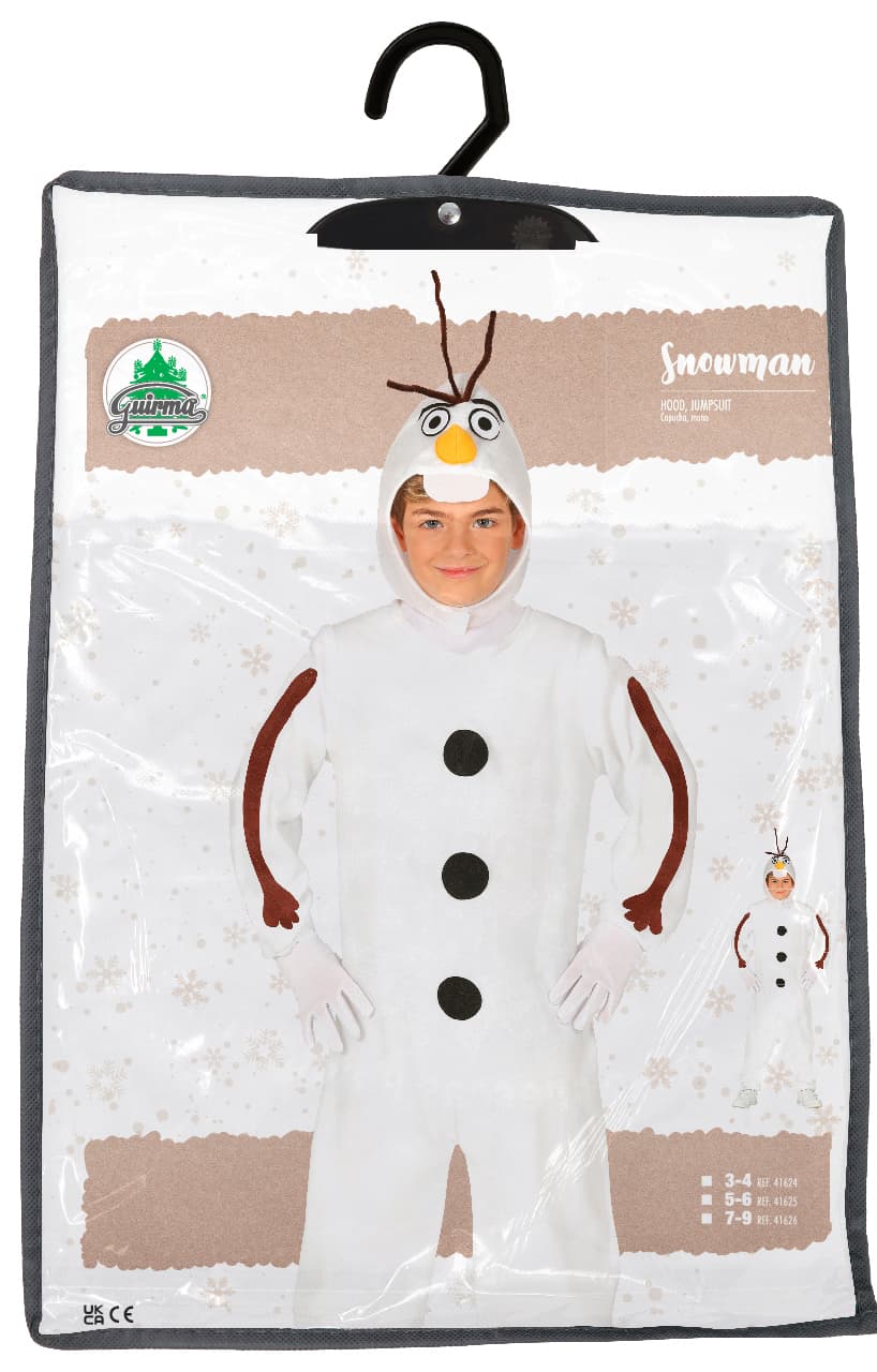 Snemand – kostume til drenge, model 41624