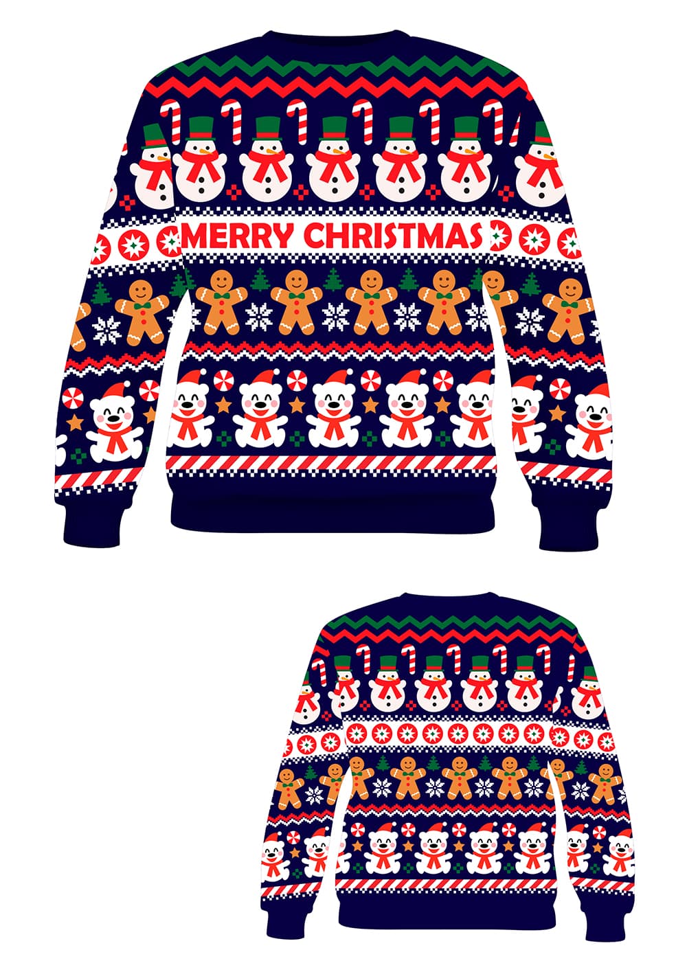 Julesweater "Snemand" til børn