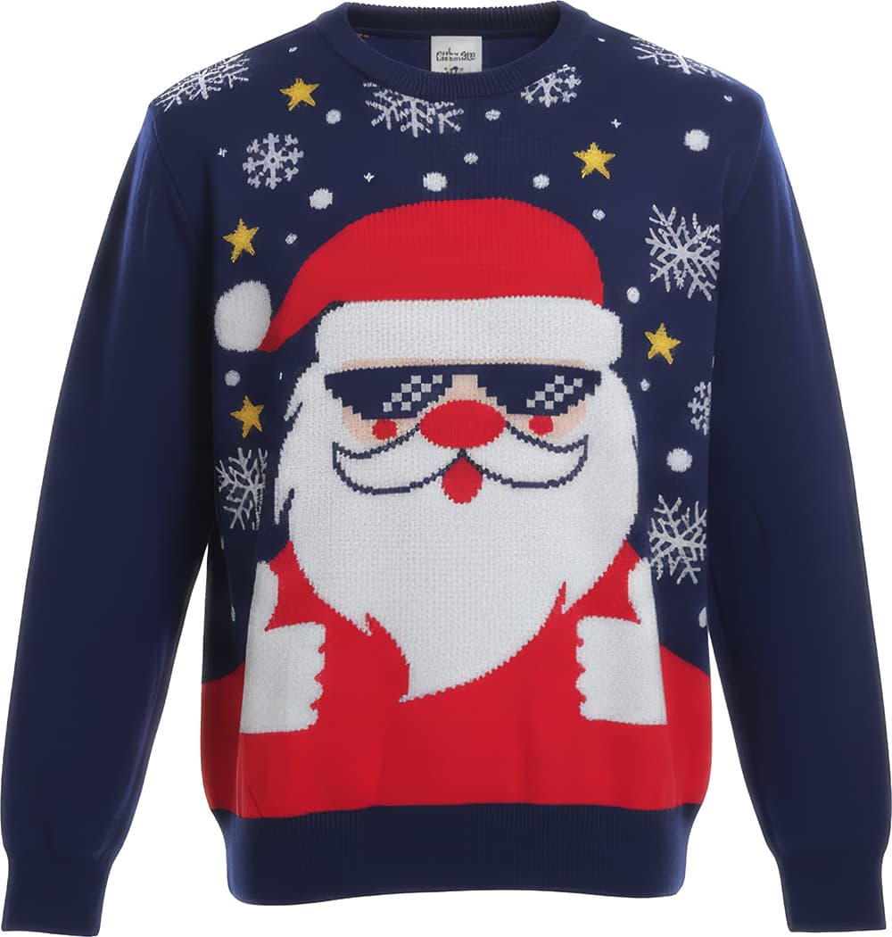 Julesweater med julemand til børn