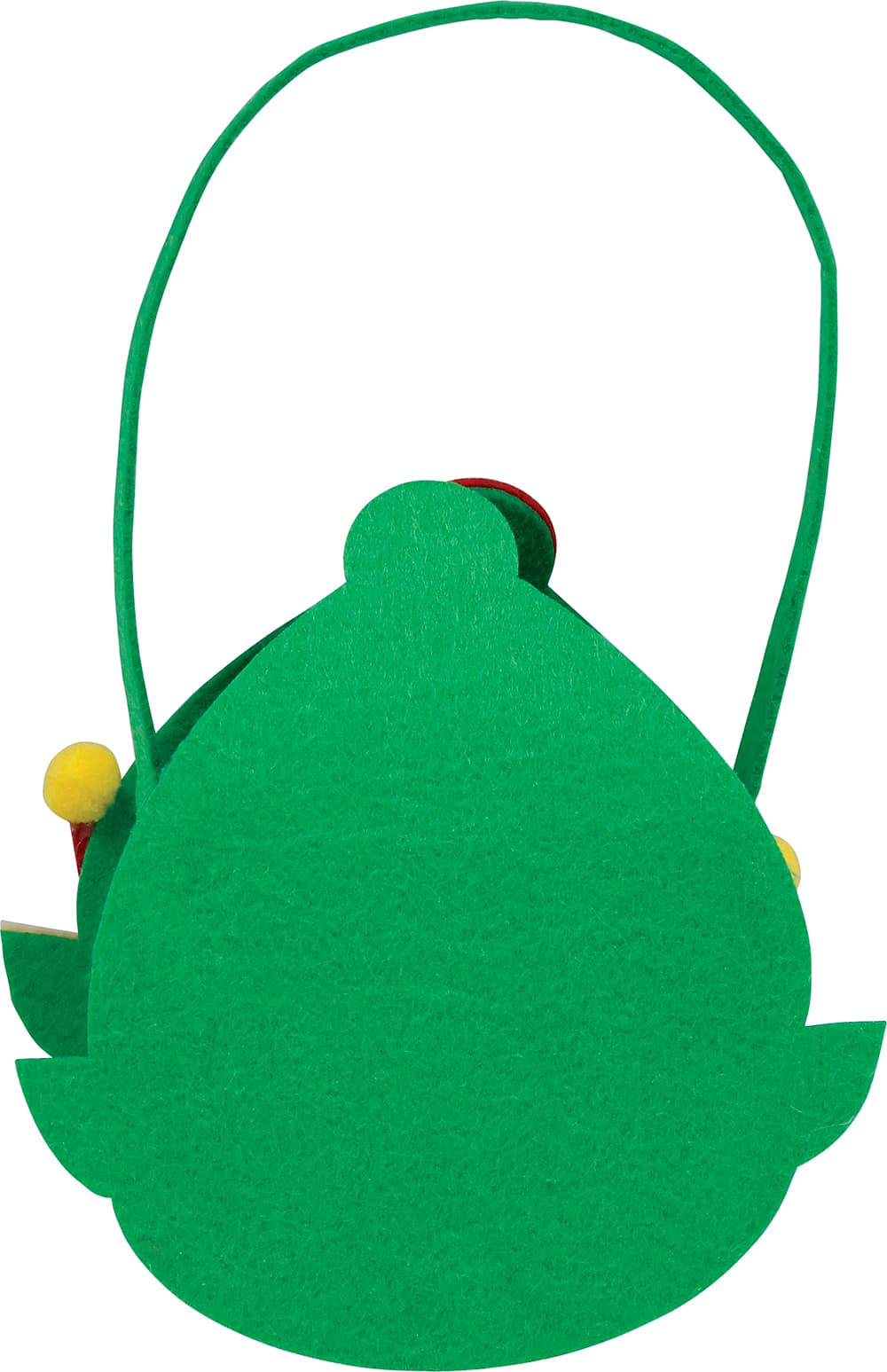 Kurv med nisse 15,5 × 15 cm, filt