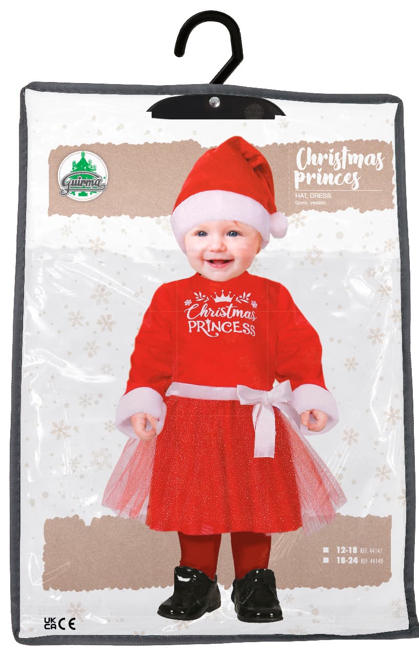 Juleprinsesse – kostume til baby